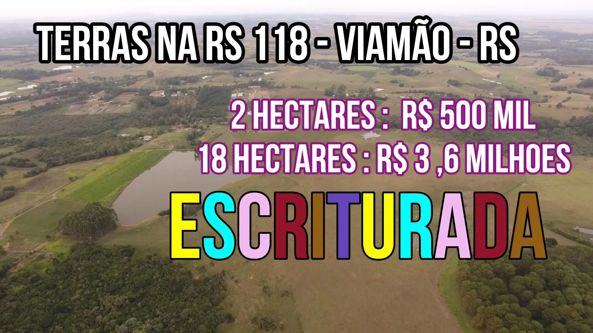 Terreno à venda de 2 ha em Viamão, RS, Brasil