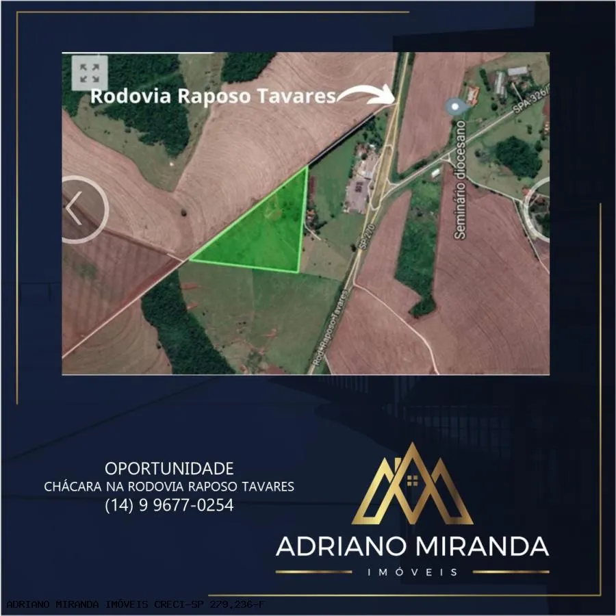 Country home for sale of 17 acres in Piraju, SP, Brazil