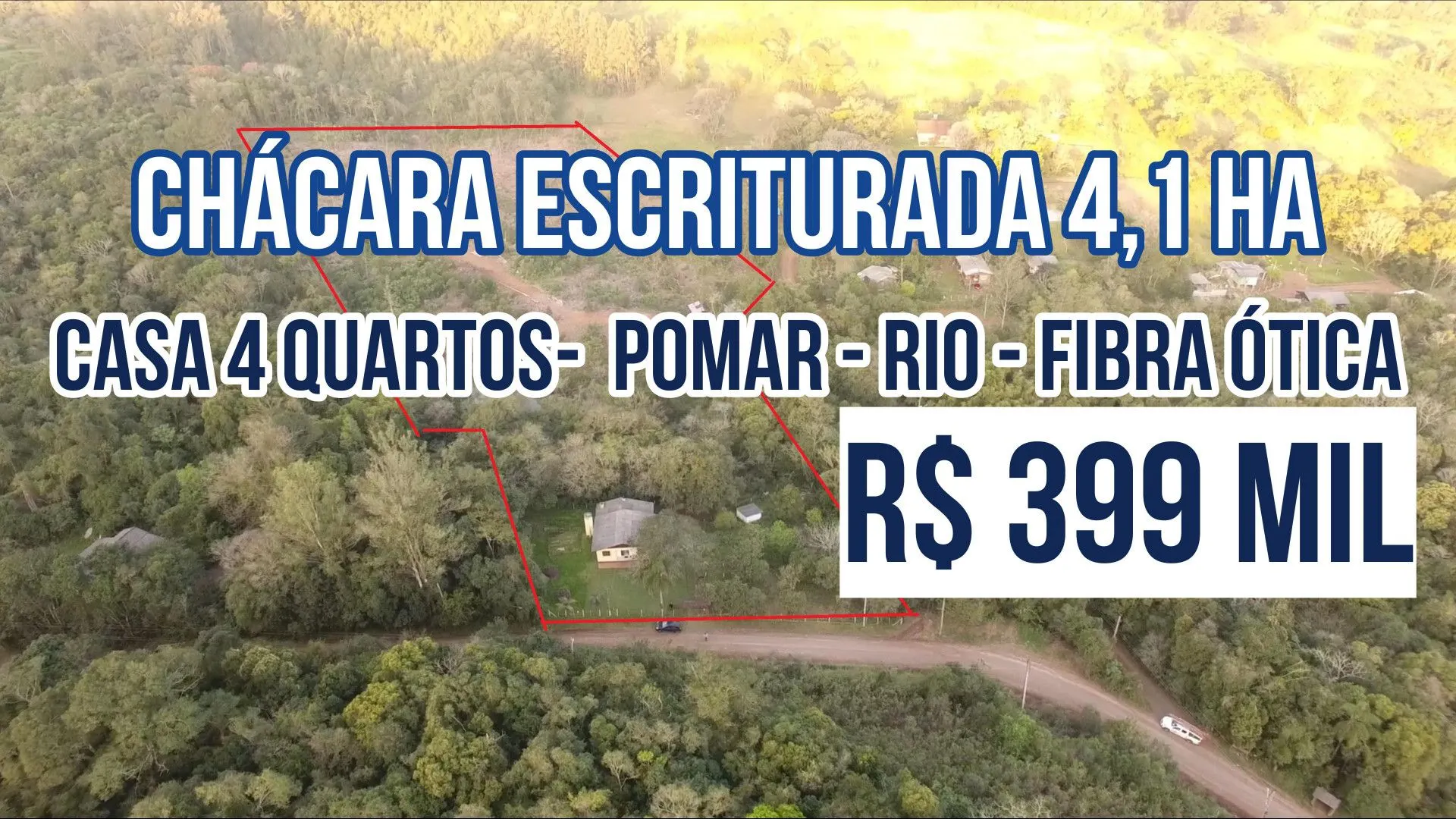 Country home for sale of 10 acres in Caraá, RS, Brazil