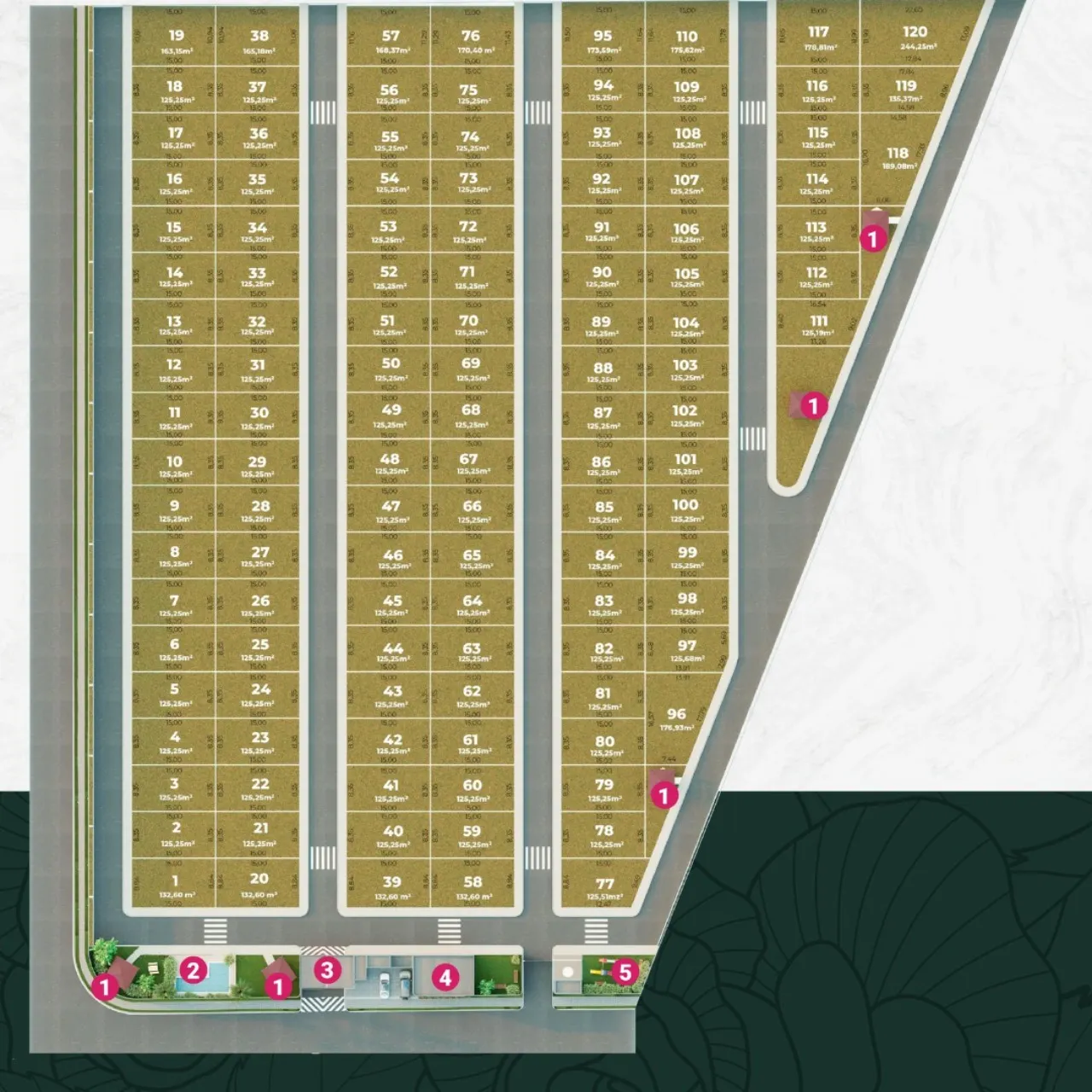 Plot for sale of 125 m² in Americana, SP, Brazil