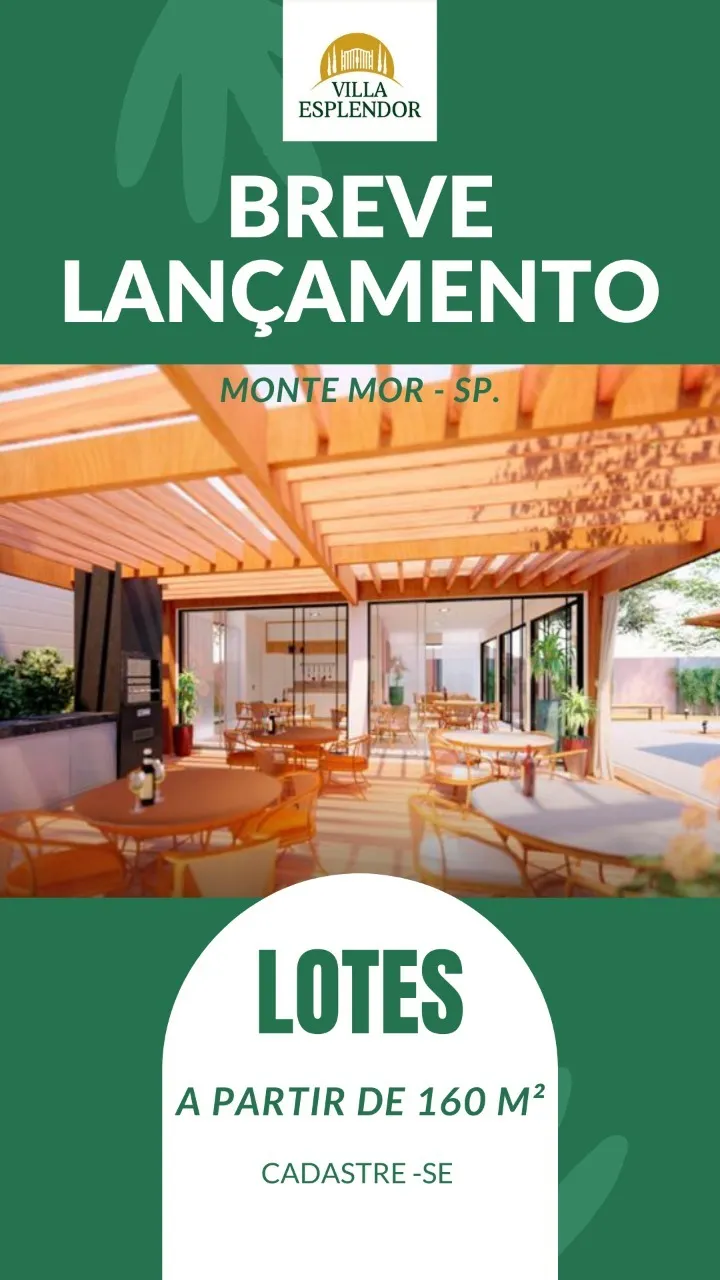 Plot for sale of 160 m² in Monte Mor, SP, Brazil
