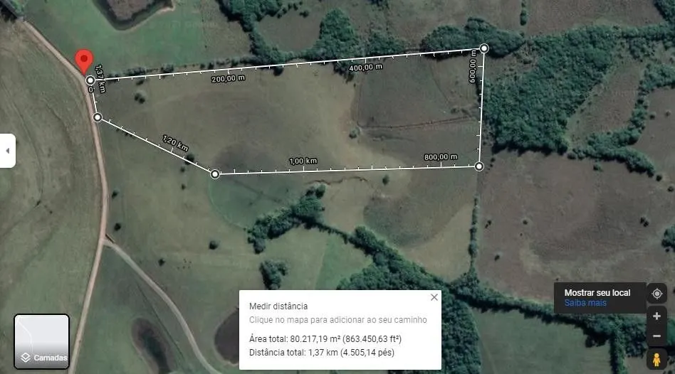 Plot for sale of 25 acres in Gravataí, RS, Brazil