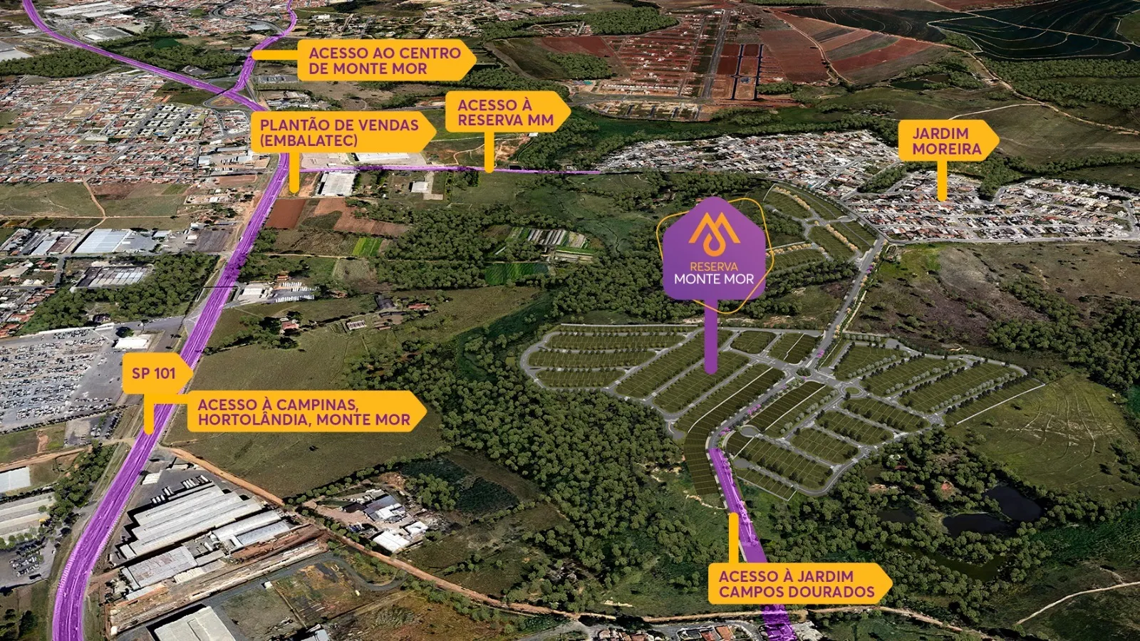 Plot for sale of 160 m² in Monte Mor, SP, Brazil