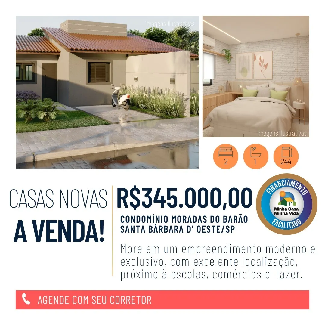 House for sale of 122 m² in Santa Bárbara d'Oeste, SP, Brazil