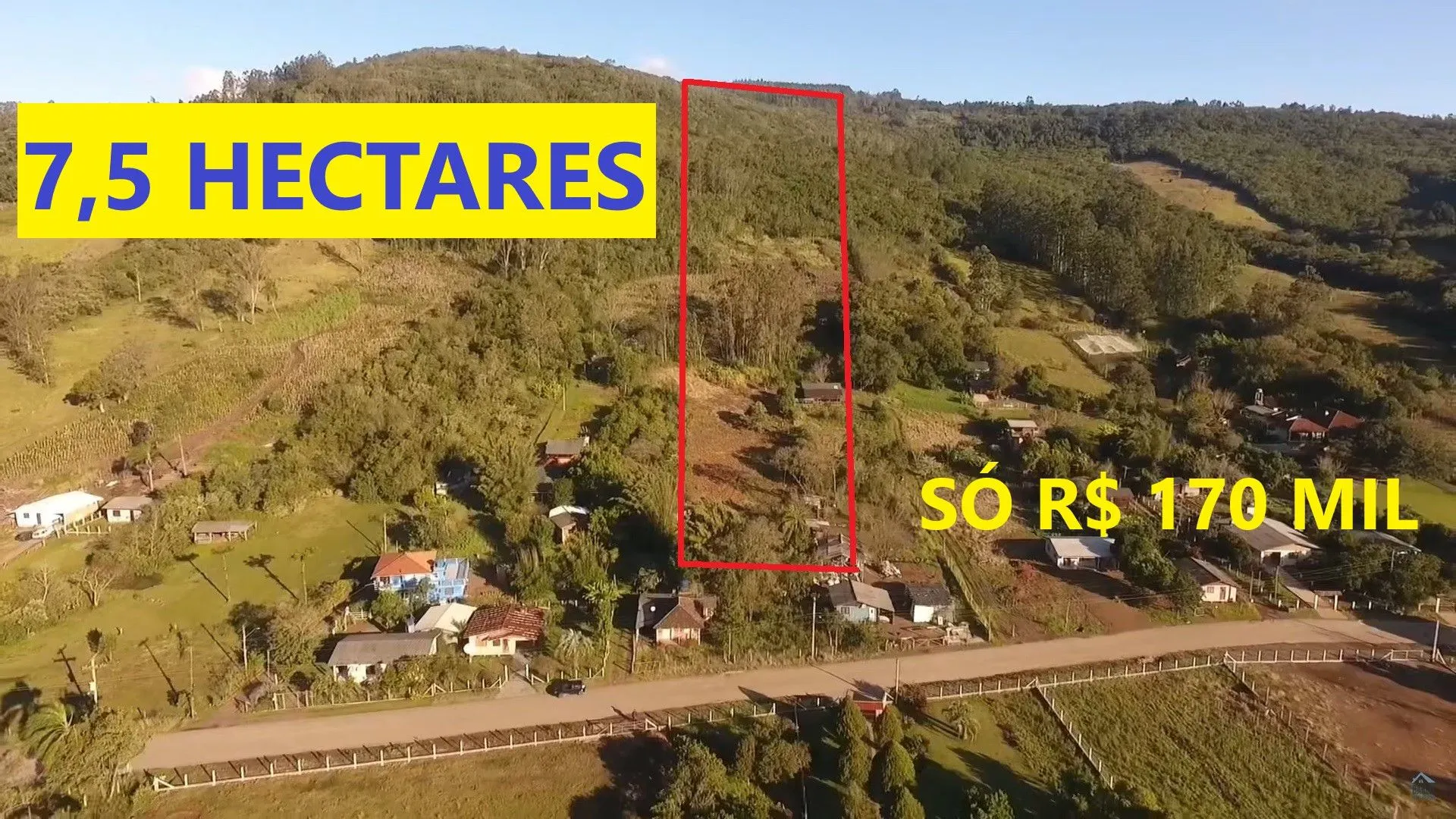 Plot for sale of 19 acres in Caraá, RS, Brazil