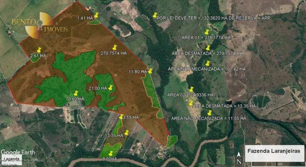 Fazenda à venda de 404 ha em Nobres, MT, Brasil