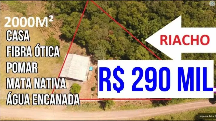 Plot for sale of 1,900 m² in Santo Antônio da Patrulha, RS, Brazil