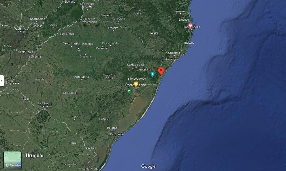 Chácara à venda de 3 ha em Três Cachoeiras, RS, Brasil