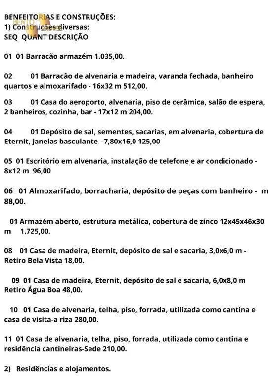 Farm for sale of 81,545 acres in Porto Alegre do Norte, MT, Brazil