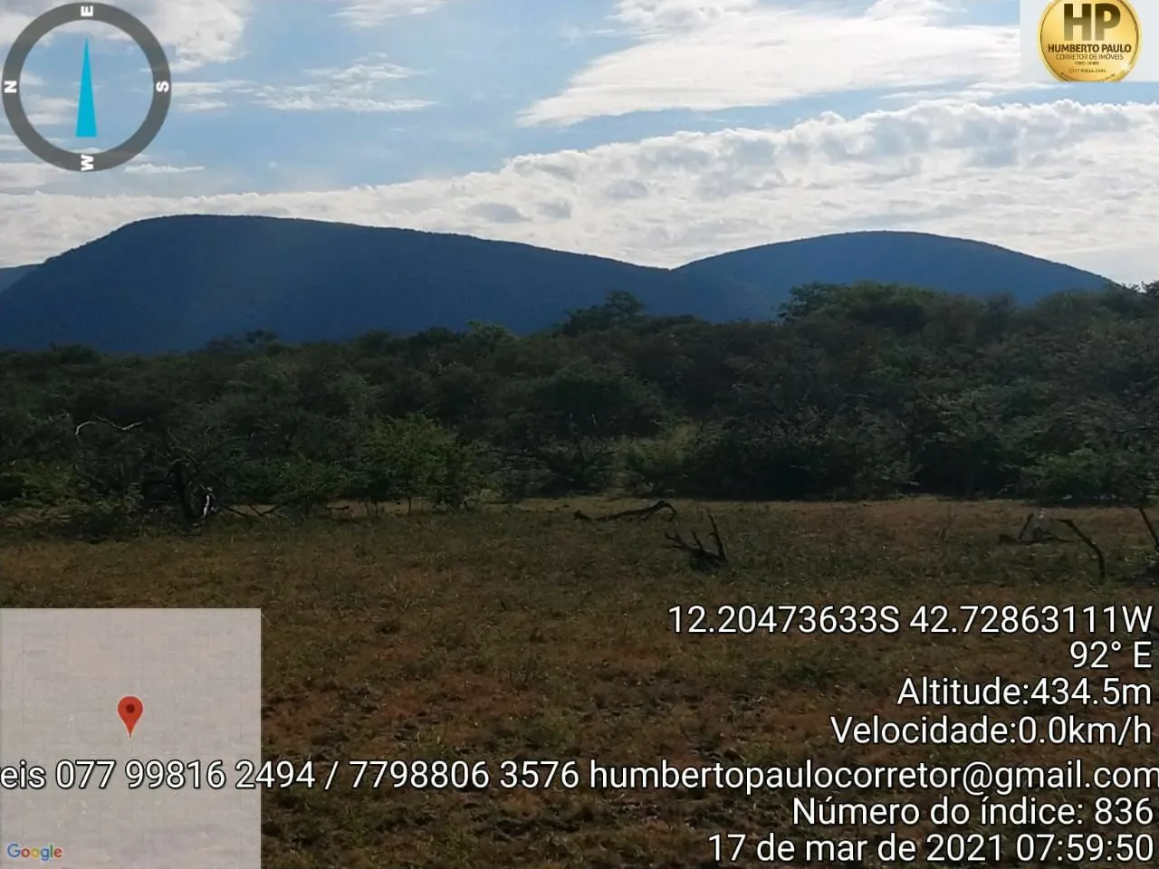 Fazenda à venda de 600 ha em Oliveira dos Brejinhos, BA, Brasil