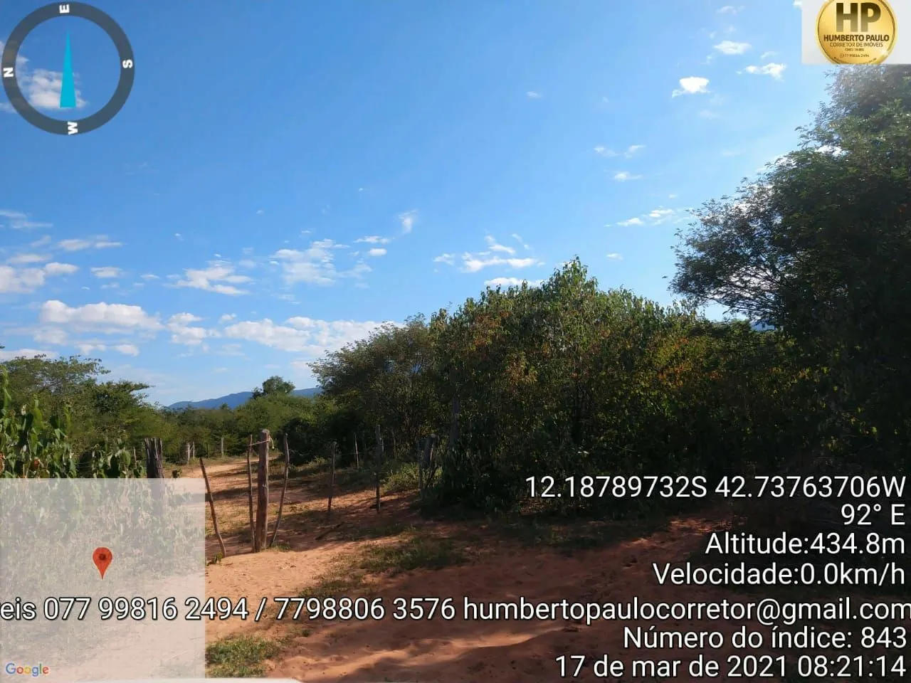 Fazenda à venda de 600 ha em Oliveira dos Brejinhos, BA, Brasil