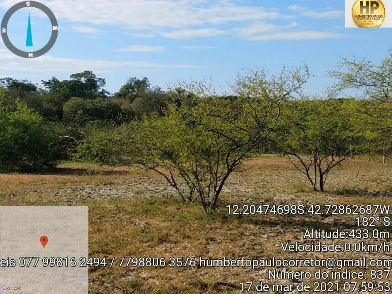 Fazenda à venda de 600 ha em Oliveira dos Brejinhos, BA, Brasil