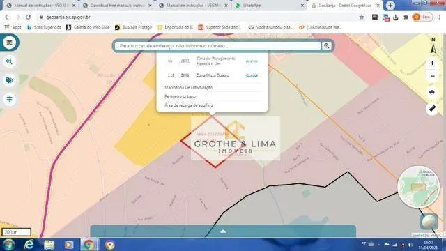 Plot for sale of 18 acres in São José dos Campos, SP, Brazil