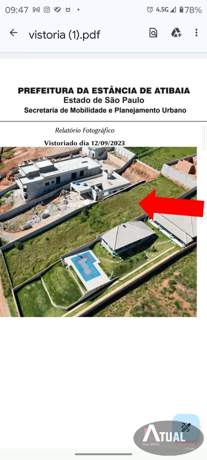 Terreno à venda de 1.118 m² em Atibaia, SP, Brasil