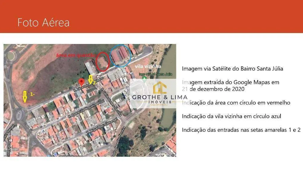 Plot for sale of 1,050 m² in São José dos Campos, SP, Brazil
