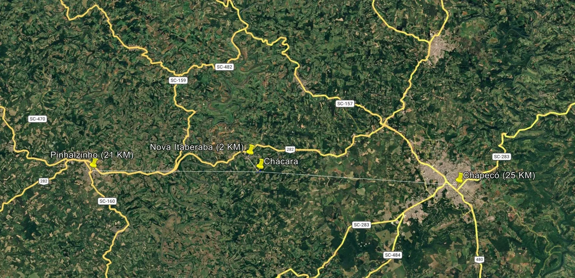 Chácara à venda de 5 ha em Nova Itaberaba, SC, Brasil