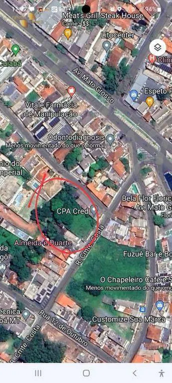 Terreno à venda de 1.400 m² em Cuiabá, MT, Brasil