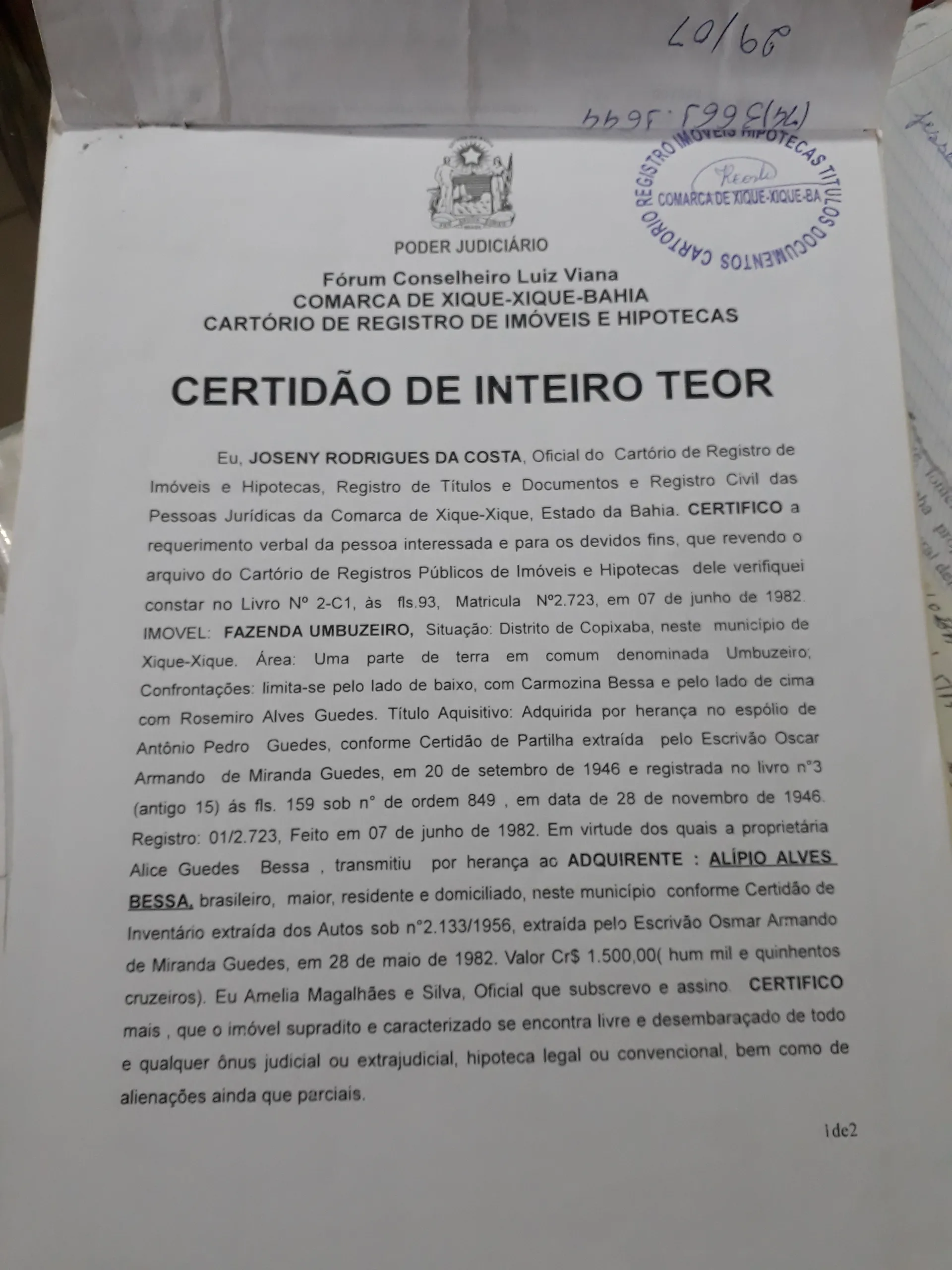 Fazenda à venda de 188 ha em Xique-Xique, BA, Brasil