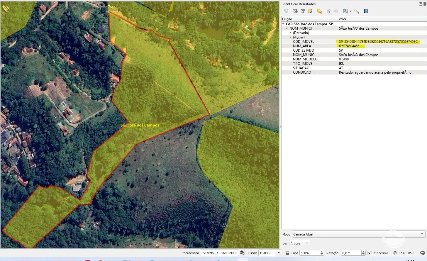 Plot for sale of 6 acres in São José dos Campos, SP, Brazil