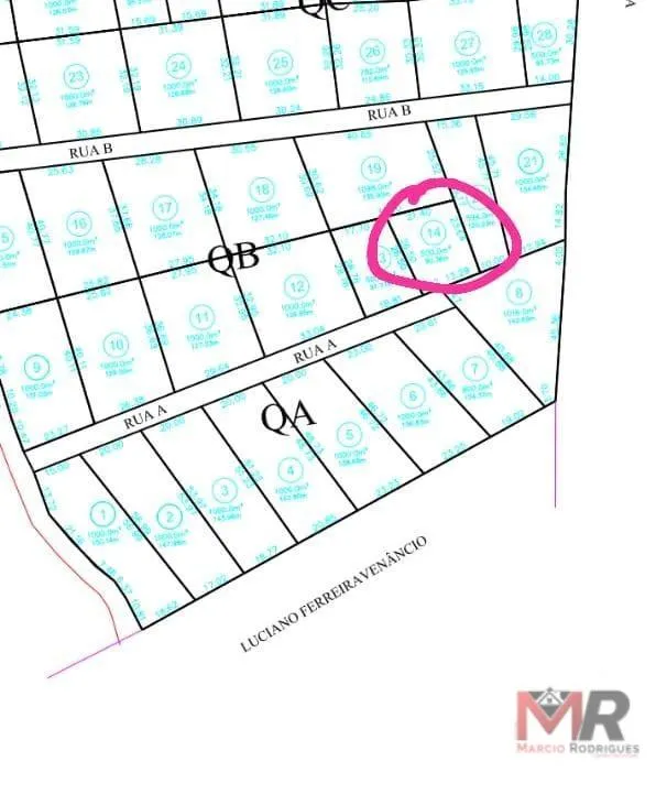 Plot for sale of 500 m² in Pouso Alegre, MG, Brazil