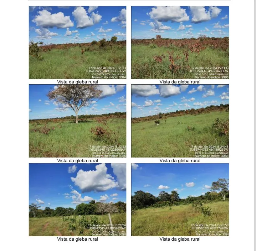 Small farm for sale of 1,376 acres in Crixás do Tocantins, TO, Brazil