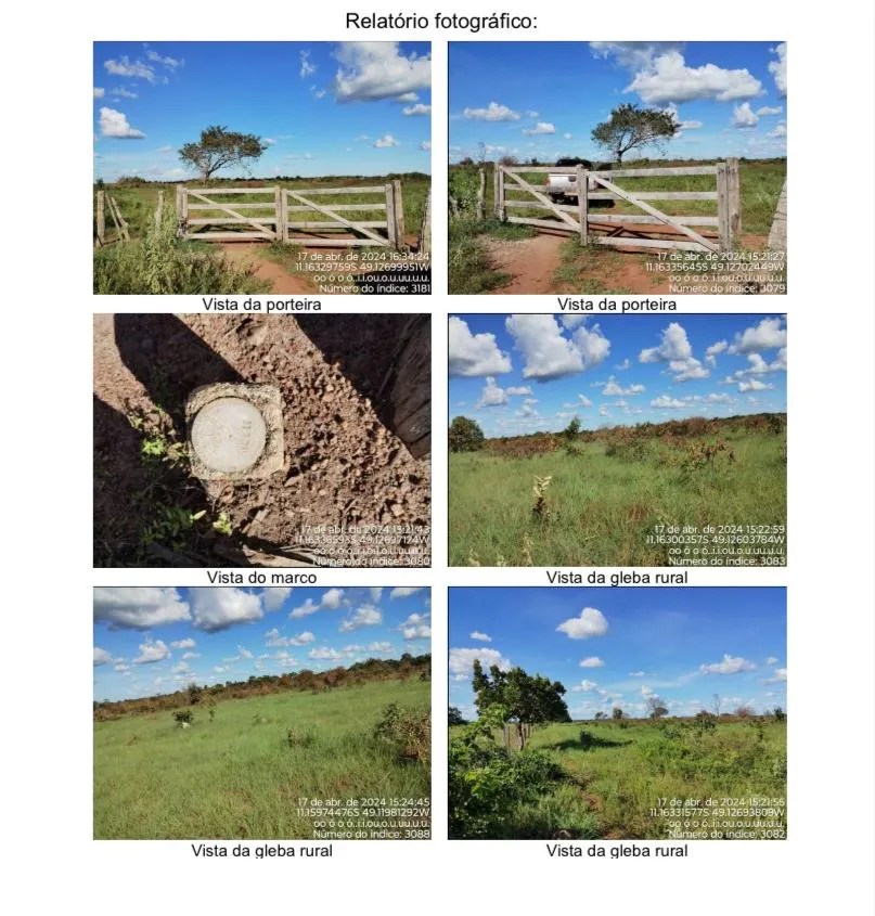 Small farm for sale of 1,376 acres in Crixás do Tocantins, TO, Brazil