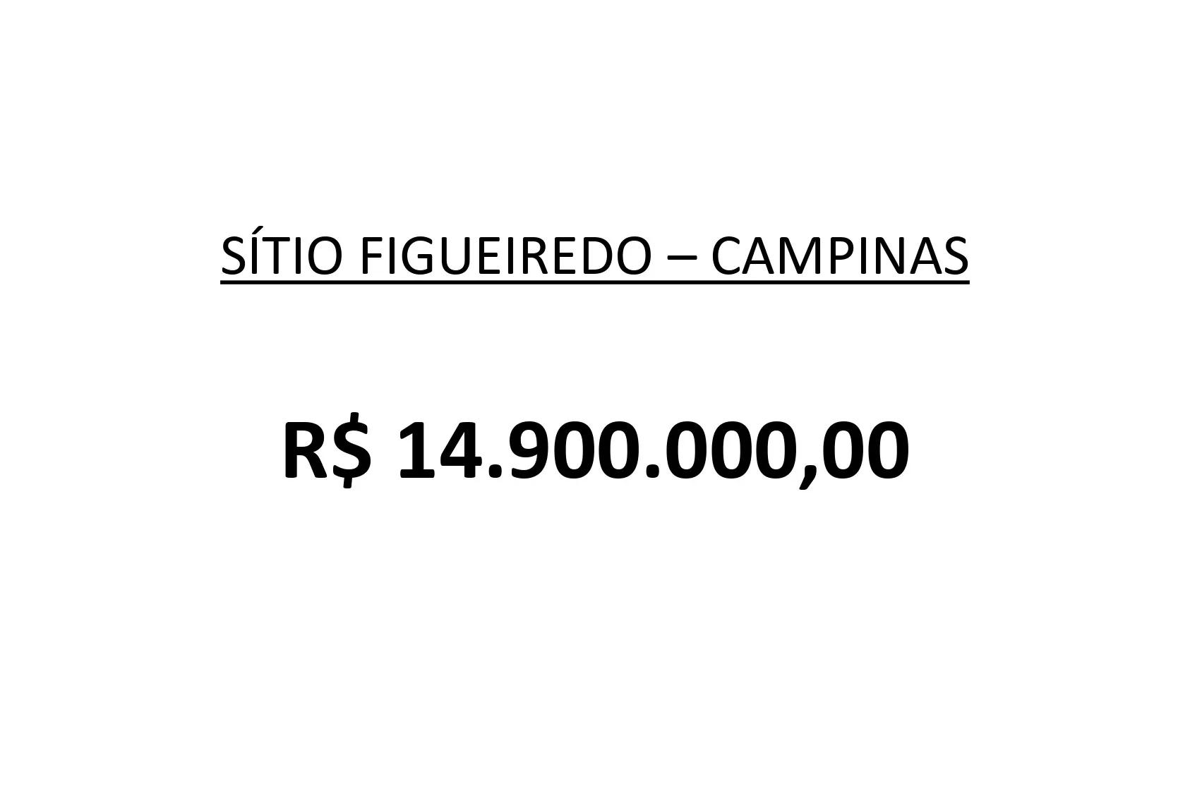 Country home for sale of 15 acres in Campinas, SP, Brazil