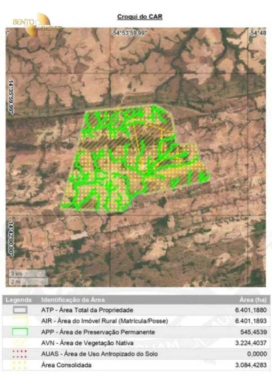 Fazenda à venda de 6.401 ha em Planalto da Serra, MT, Brasil