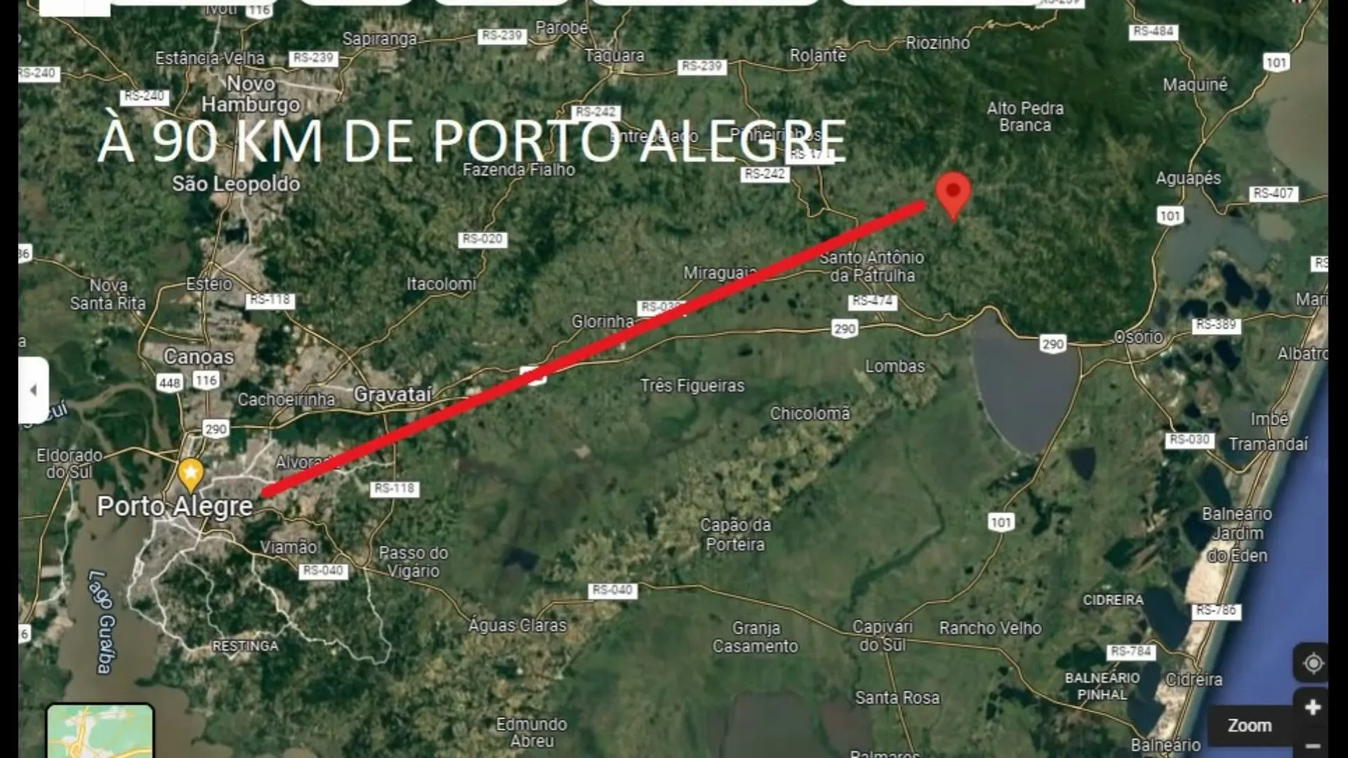 Country home for sale of 2 acres in Caraá, RS, Brazil