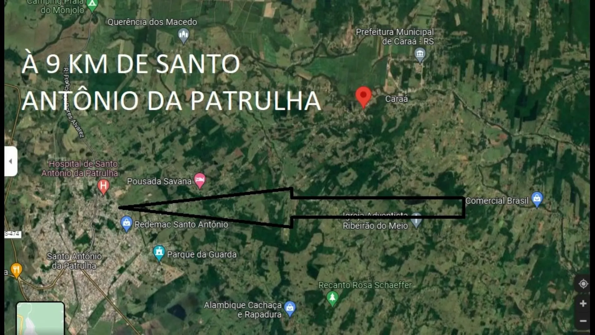 Country home for sale of 2 acres in Caraá, RS, Brazil