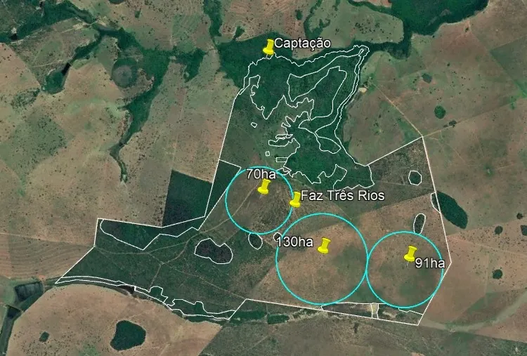 Farm for sale of 2,802 acres in Chapadão do Sul, MS, Brazil