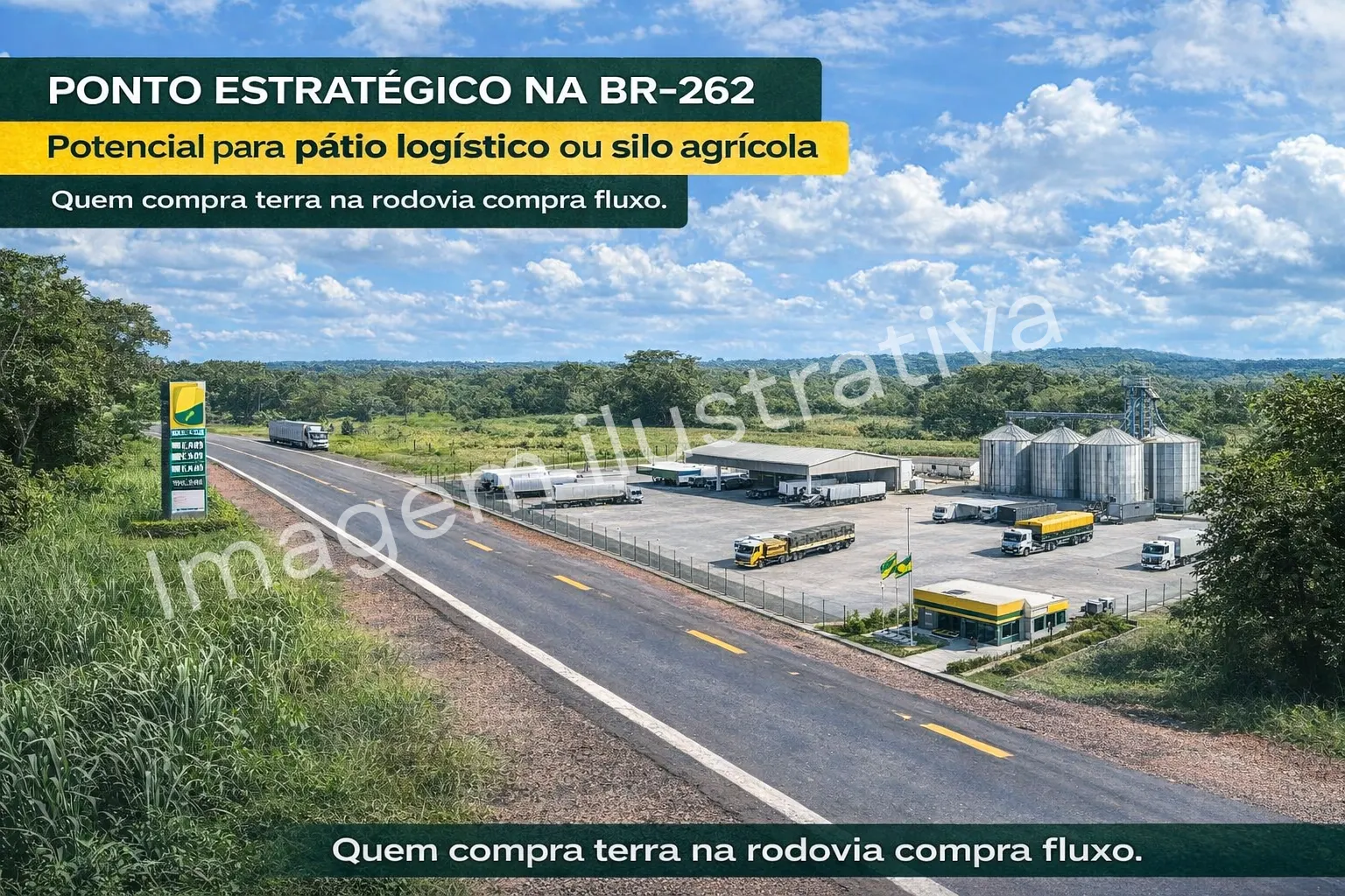 Plot for sale of 20 acres in Miranda, MS, Brazil