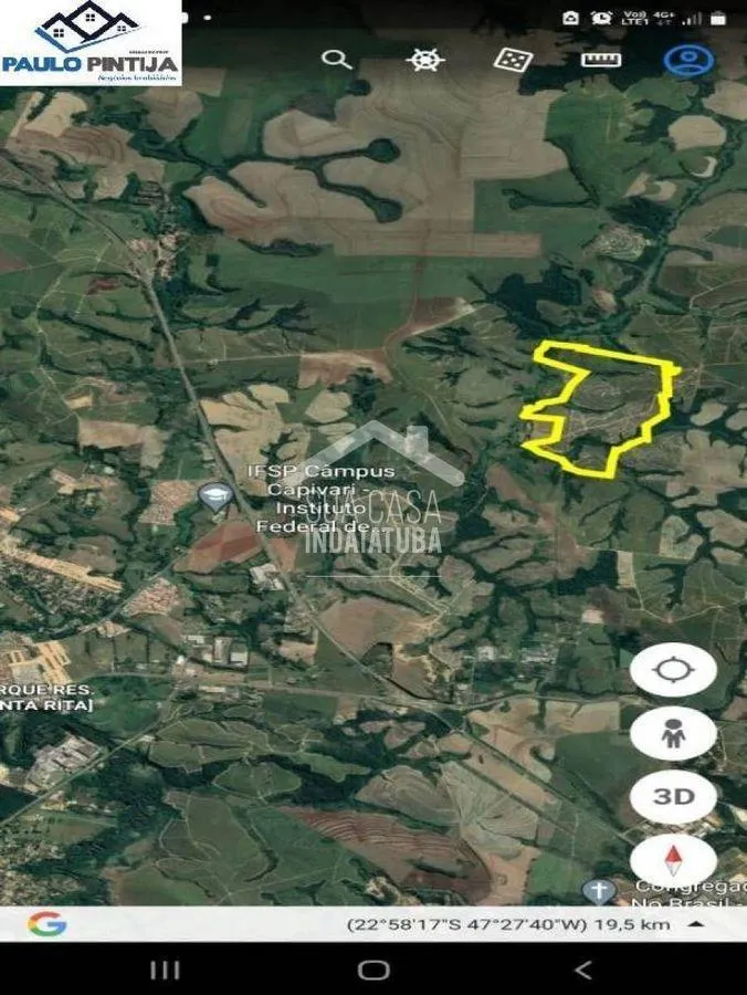 Fazenda à venda de 500 ha em Capivari, SP, Brasil