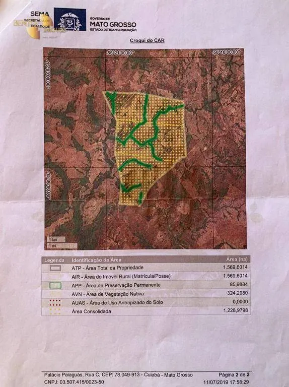 Fazenda à venda de 1.570 ha em Acorizal, MT, Brasil