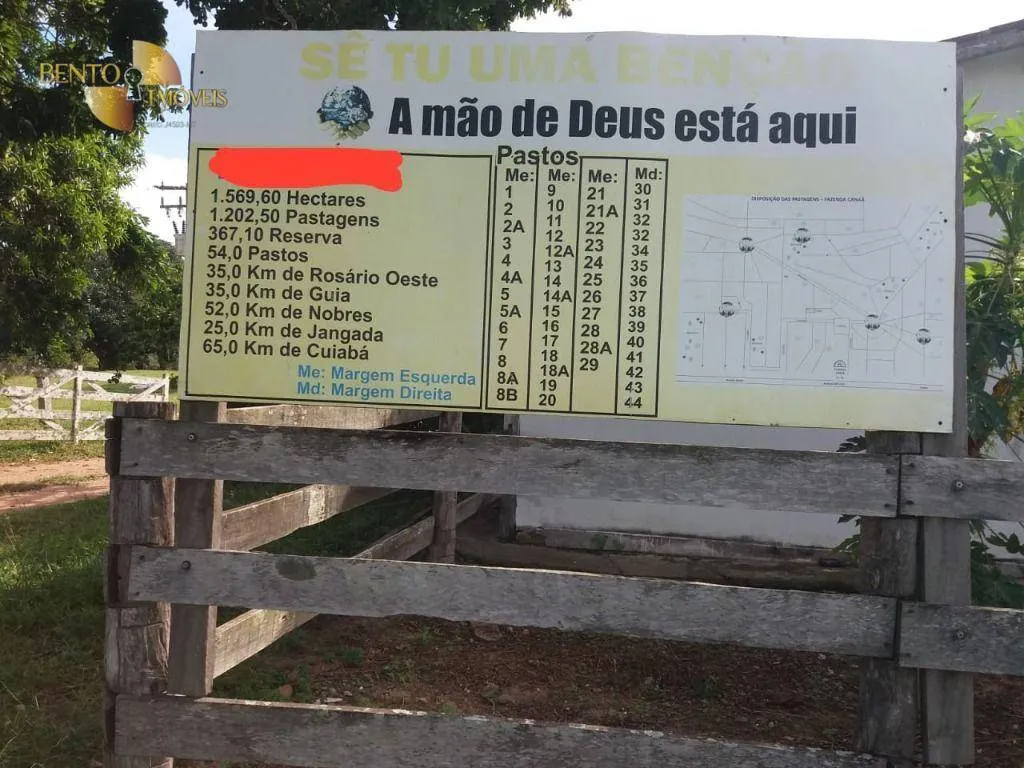 Fazenda à venda de 1.570 ha em Acorizal, MT, Brasil