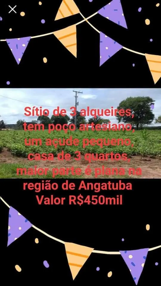Country home for sale of 18 acres in Angatuba, SP, Brazil