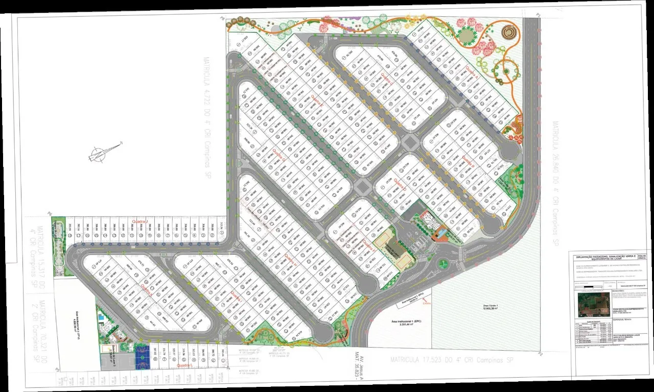 Plot for sale of 300 m² in Paulínia, SP, Brazil