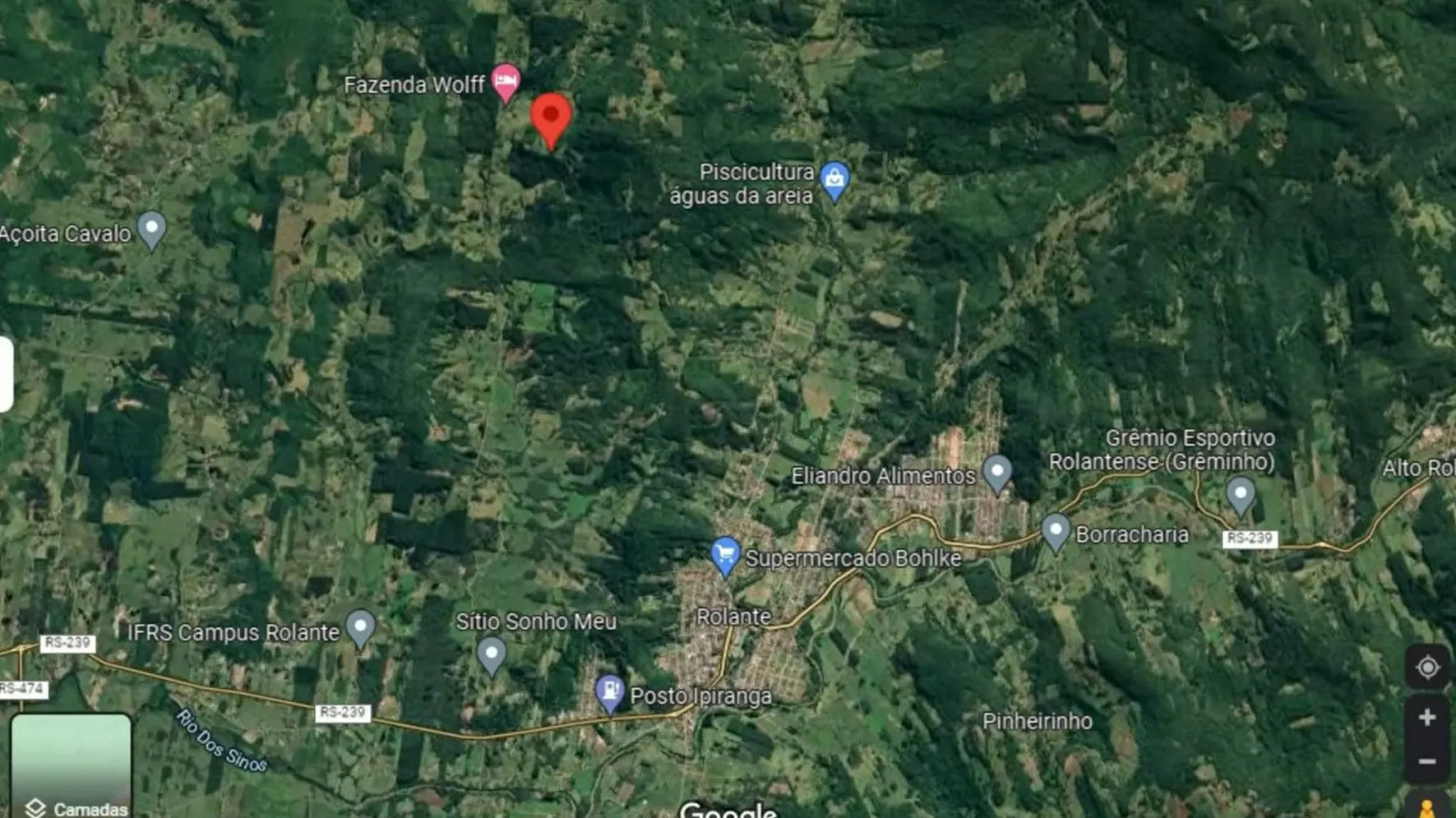 Chácara à venda de 8.000 m² em Rolante, RS, Brasil