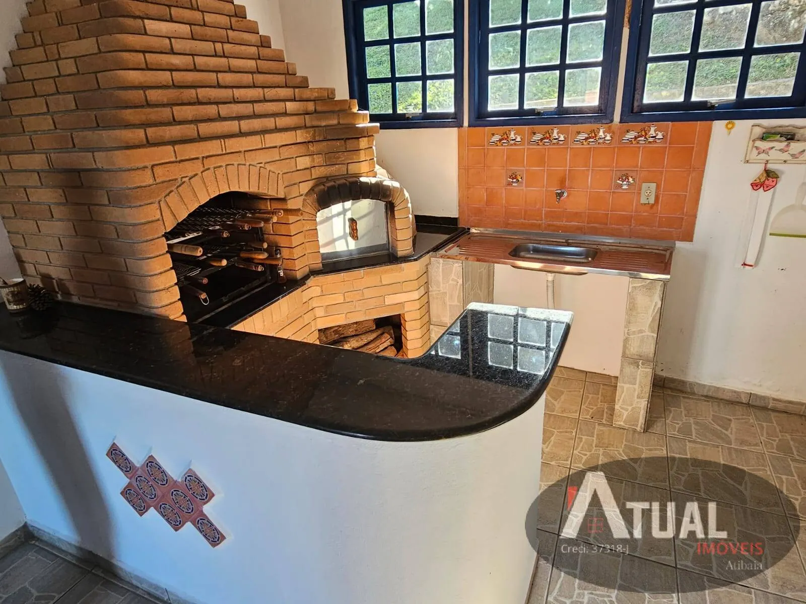 House for sale of 2 acres in Atibaia, SP, Brazil
