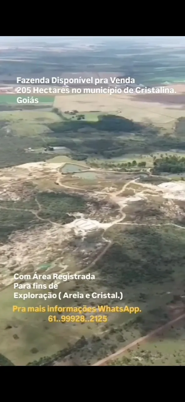 Fazenda à venda de 205 ha em Cristalina, GO, Brasil