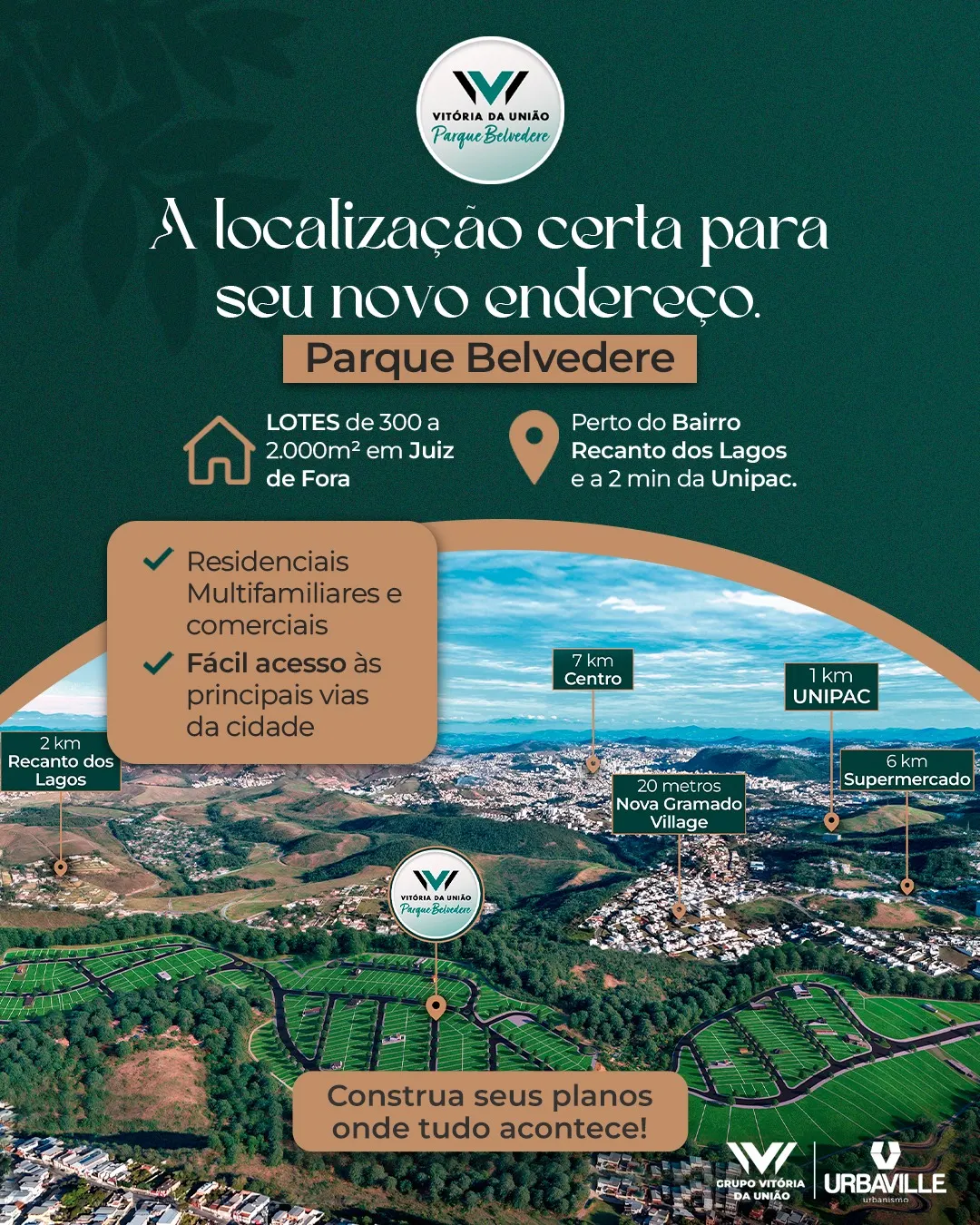 Plot for sale of 300 m² in Juiz de Fora, MG, Brazil