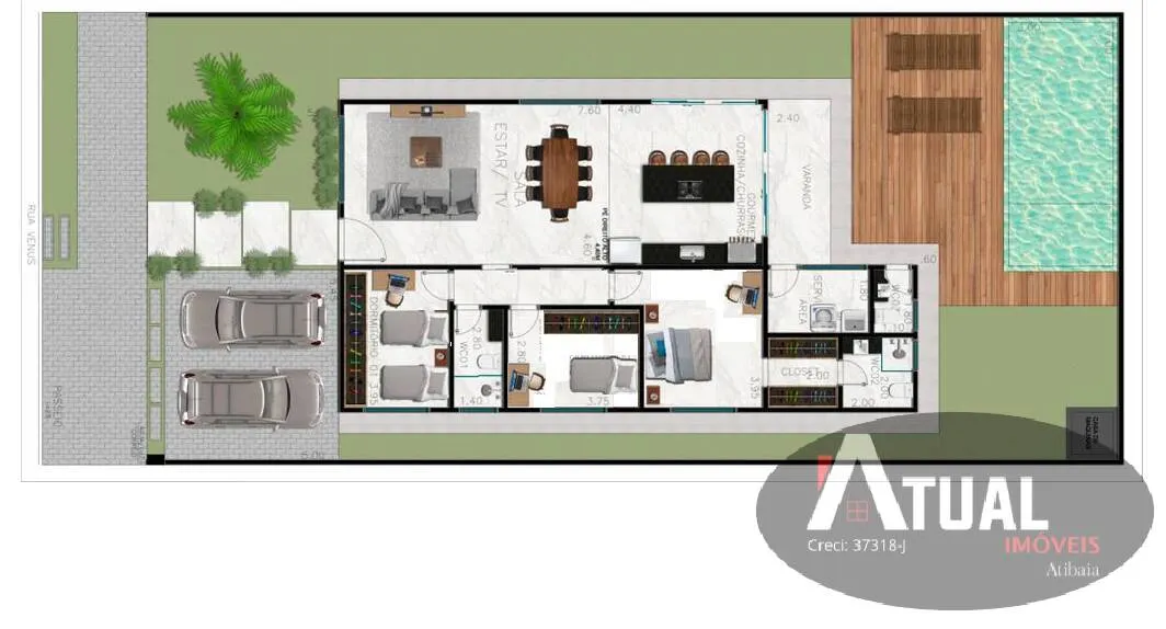 House for sale of 364 m² in Atibaia, SP, Brazil