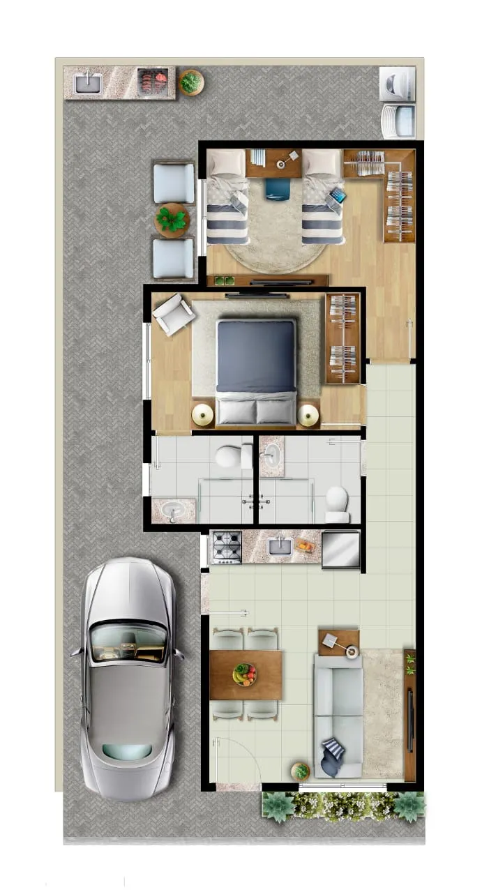 House for sale of 87 m² in Atibaia, SP, Brazil
