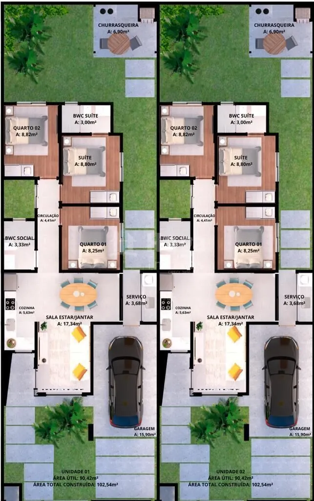 House for sale of 102 m² in Guabiruba, SC, Brazil