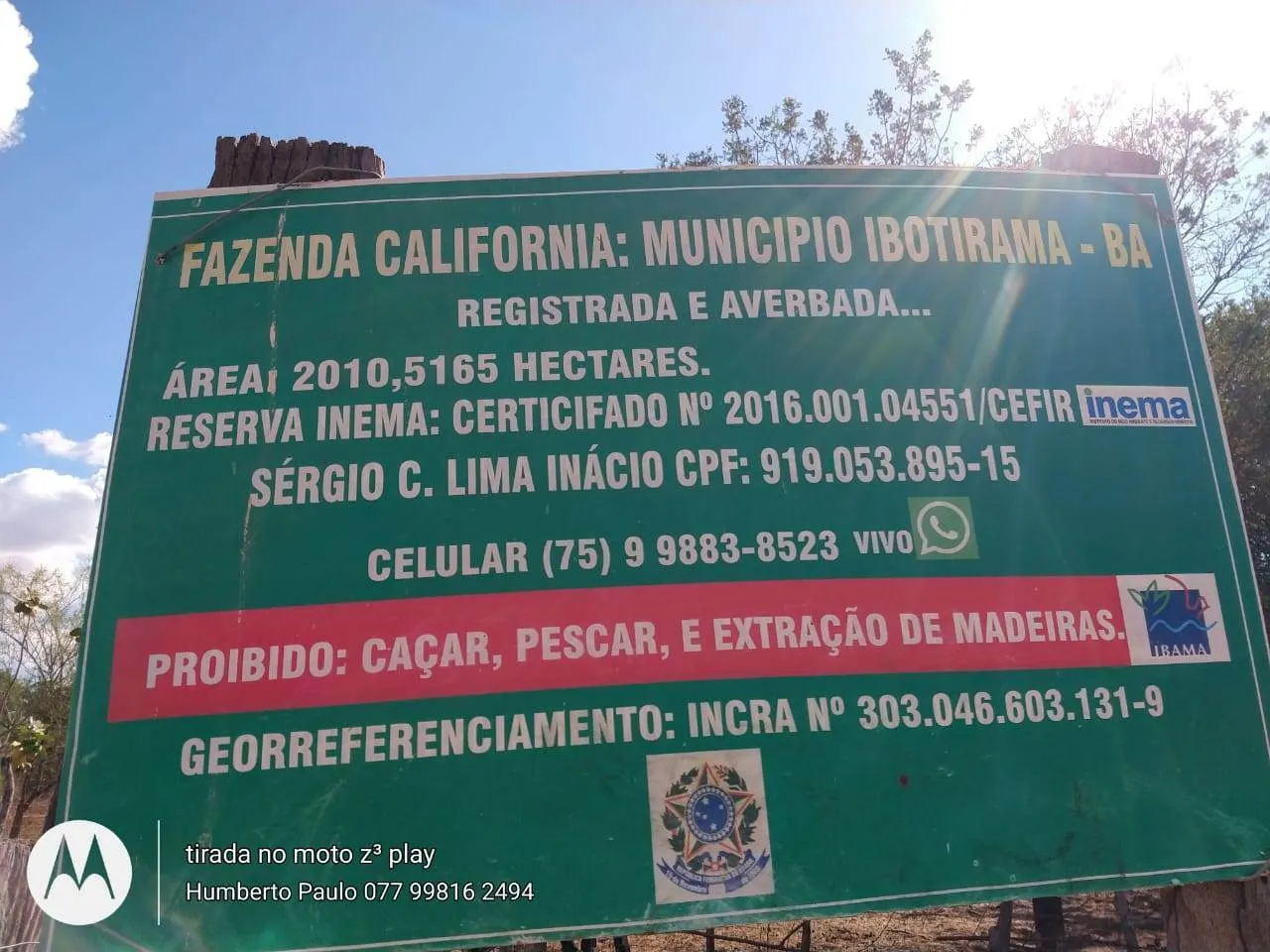 Fazenda à venda de 2.010 ha em Ibotirama, BA, Brasil