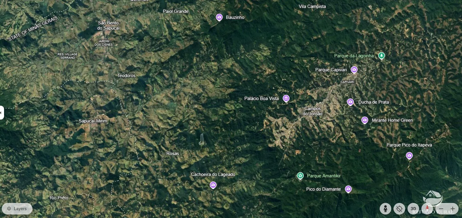 Plot for sale of 27 acres in São Bento do Sapucaí, SP, Brazil