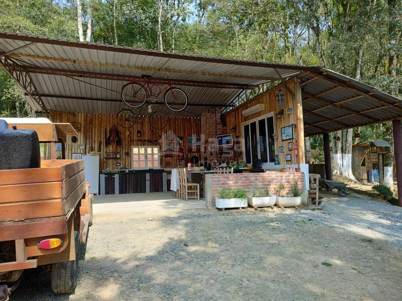 Country home for sale and to rent of 4 acres in Rio dos Cedros, SC, Brazil