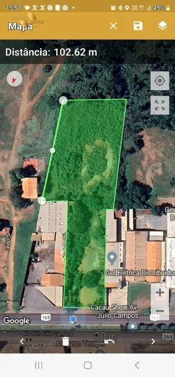 Plot for sale of 3 acres in Várzea Grande, MT, Brazil