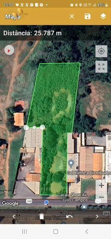 Plot for sale of 3 acres in Várzea Grande, MT, Brazil