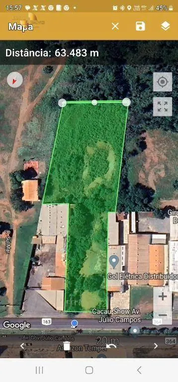 Plot for sale of 3 acres in Várzea Grande, MT, Brazil